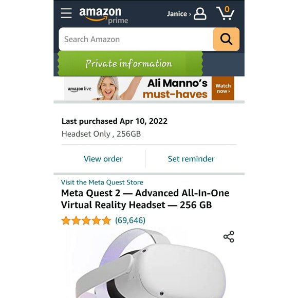 BRAND NEW Oculus Quest 2 (256 GB) - Picture 3 of 4